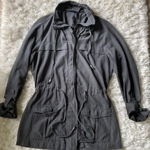 Soft Gray Utility Jacket